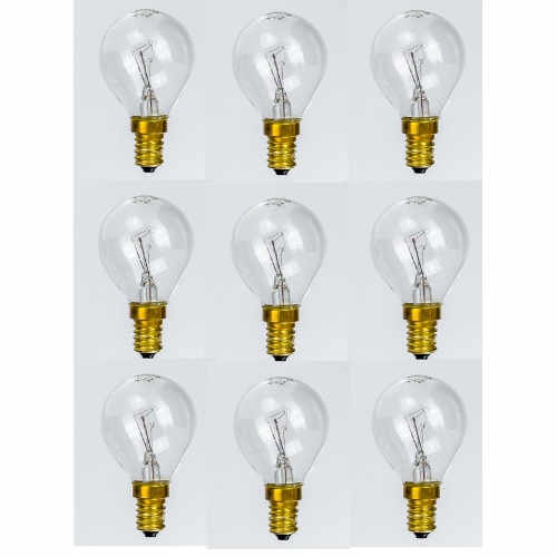 9x Tropfenlampe 25W E14 klar Backofenlampe 300° Tropfenform – E14 – 25 Watt – 180Lumen