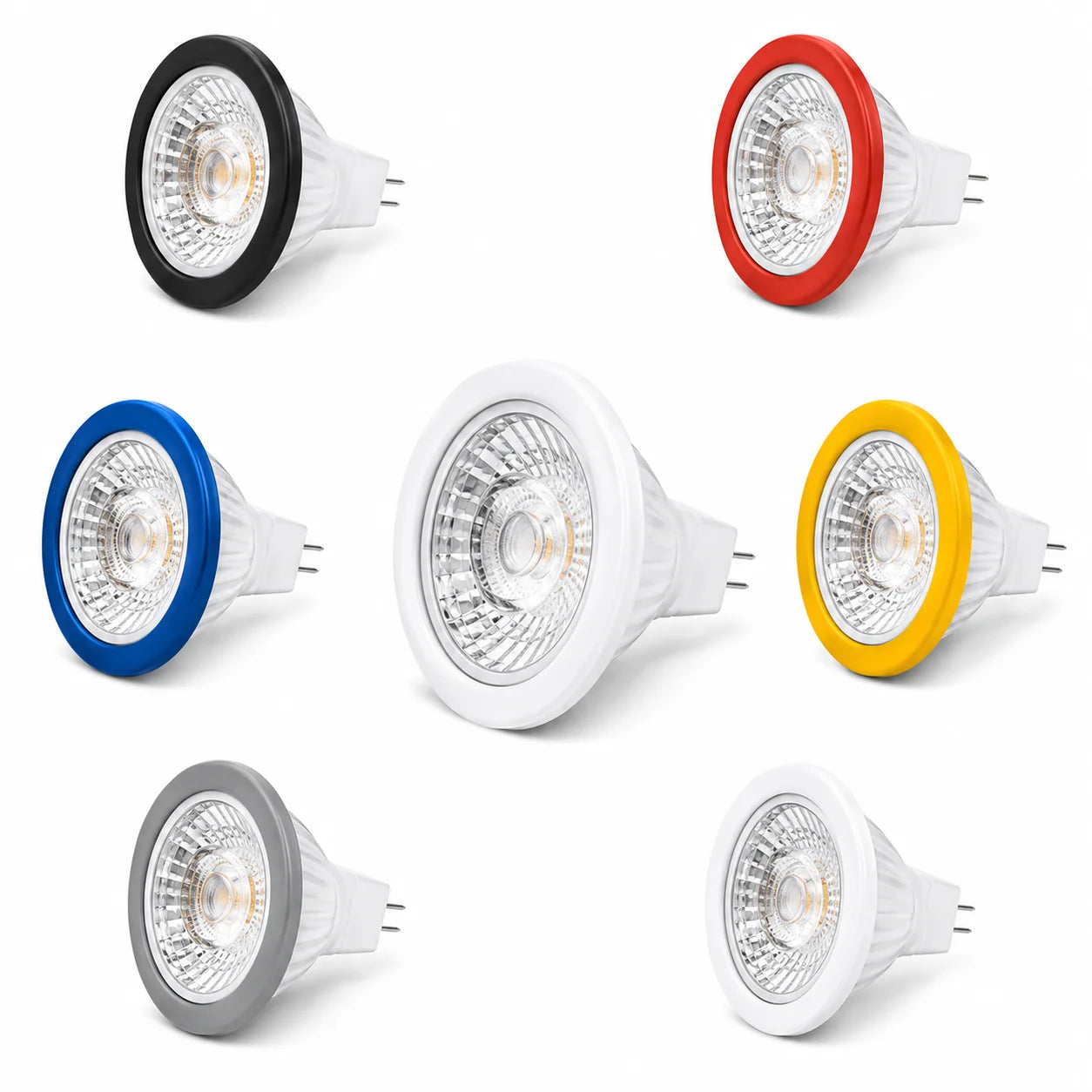 Reflektorring Blau Ø50 mm für MR16 & GU10 – Silikon Dekoring – SW493