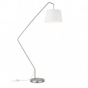 Design Bogenlampe DUBLIN 225 cm mit weißem Stoffschirm – von Villeroy & Boch