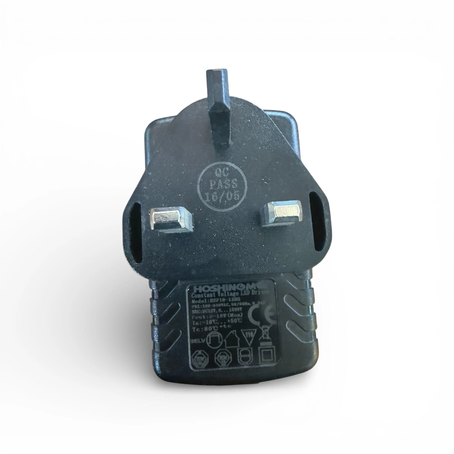 Hoshingmei HSP18-12BS 12V 1,5A 18W LED Netzteil mit UK Stecker Typ G BS1363 Konstantspannung Adapter