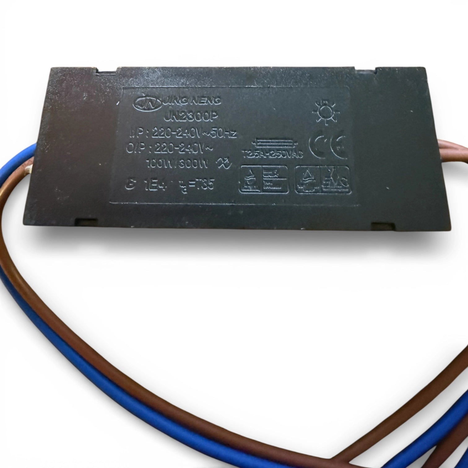 JING NENG JN2300P Einbaudimmer 230V 100-300W Halogen Lampenmodul schwarz