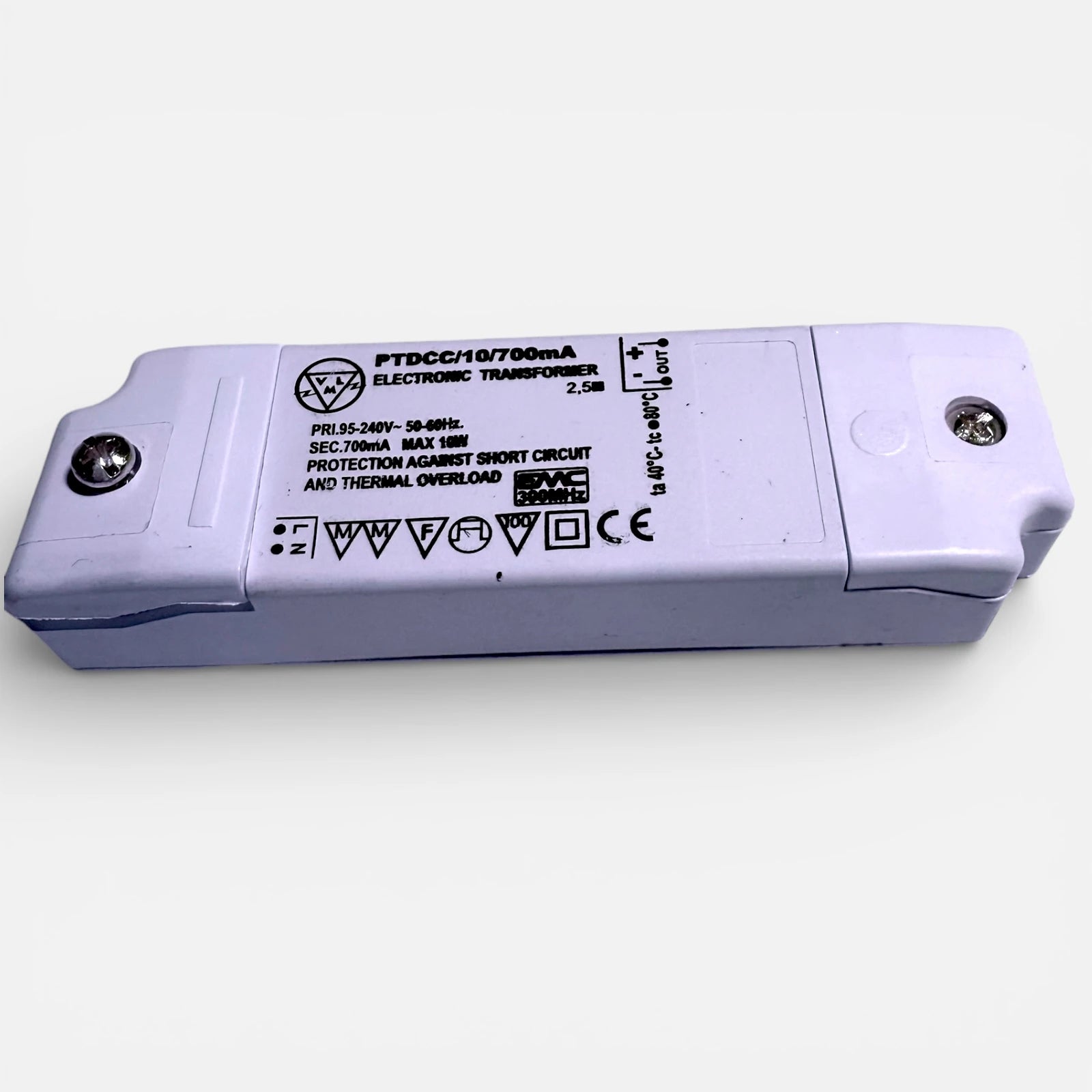LED-Treiber 10 W 700 mA Konstantstrom Netzteil Relco VLM PTDCC/10/700mA für LED-Module