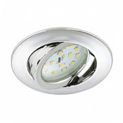 LED Einbaustrahler Chrom 68 mm – 30 mm ultraflach und schwenkbar