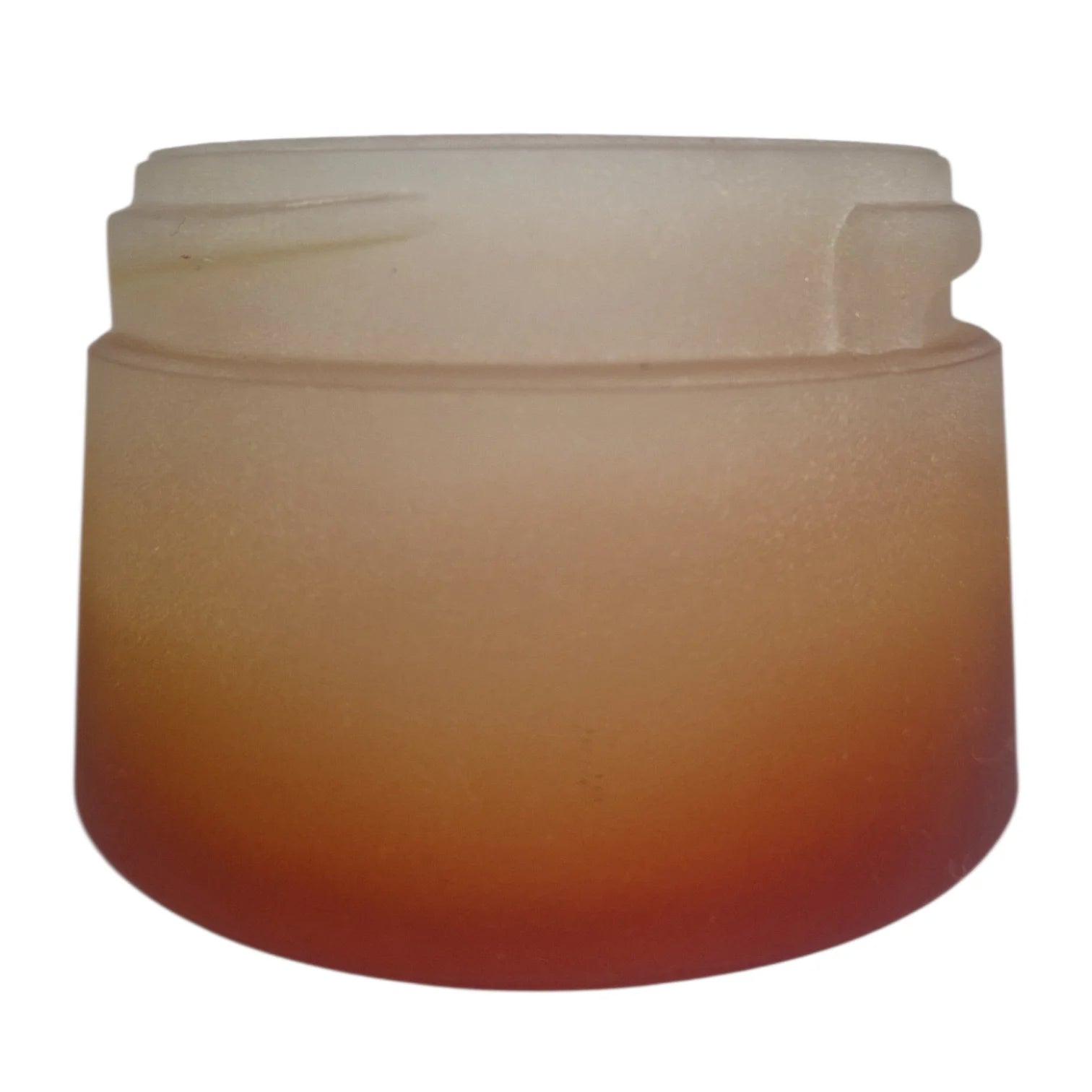 Ersatzglas Lampenglas Weiß Bernstein aus satiniertem Glas mit gewinde zum drehen
