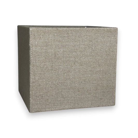 Grau-Braun Lampenschirm von Light & Living aus strukturiertem Stoff