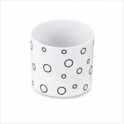 Teelichthalter aus Porzellan Circle – Weiß – 2-in-1 Teelichtglas & Mini-Vase – Sompex