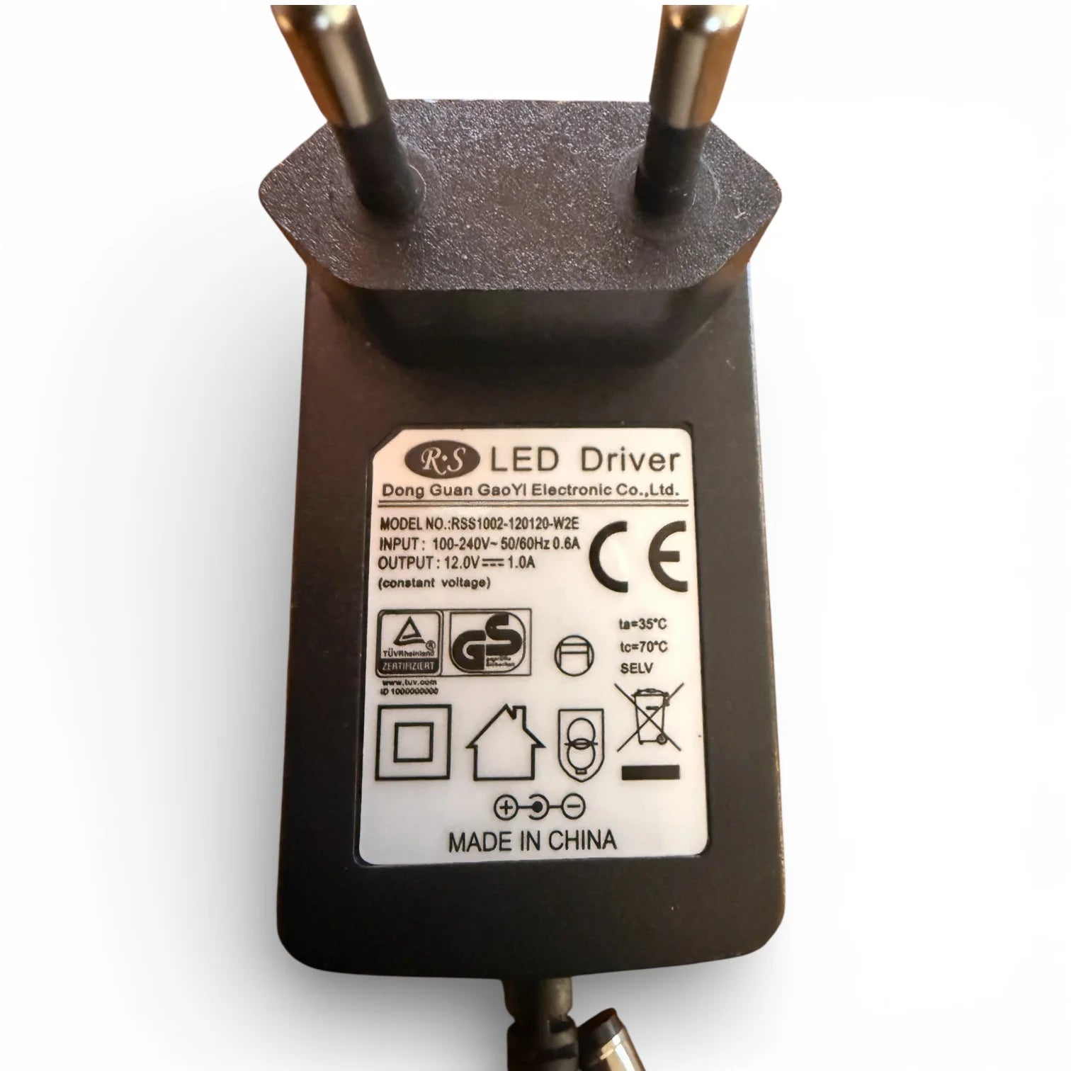 12V 1A LED Netzteil RSS1002-120120-W2E Ersatz für Sompex Lotus 80110 80111 80112 Konstantspannung