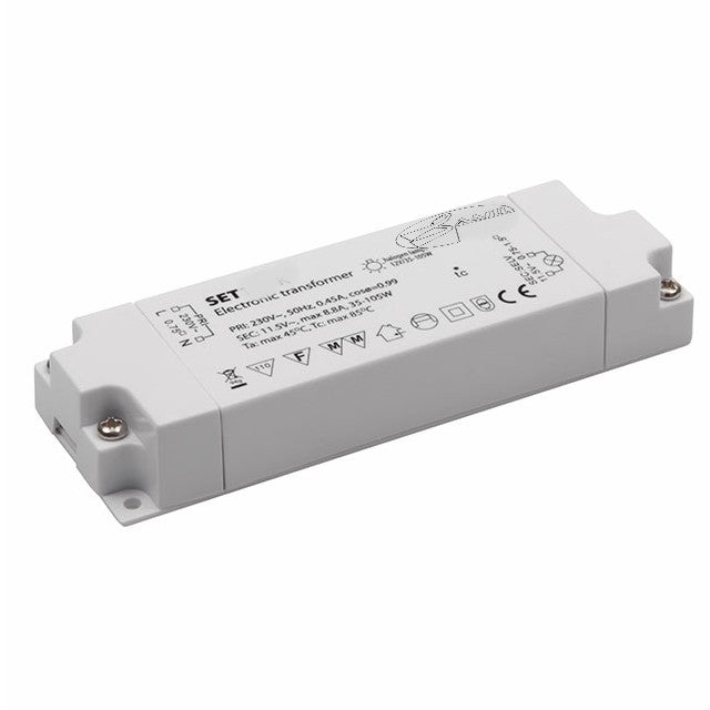 SELF SET105F-2 Halogen Trafo 35-105W 12V | NV Transformator 230V auf 11,6V dimmbar
