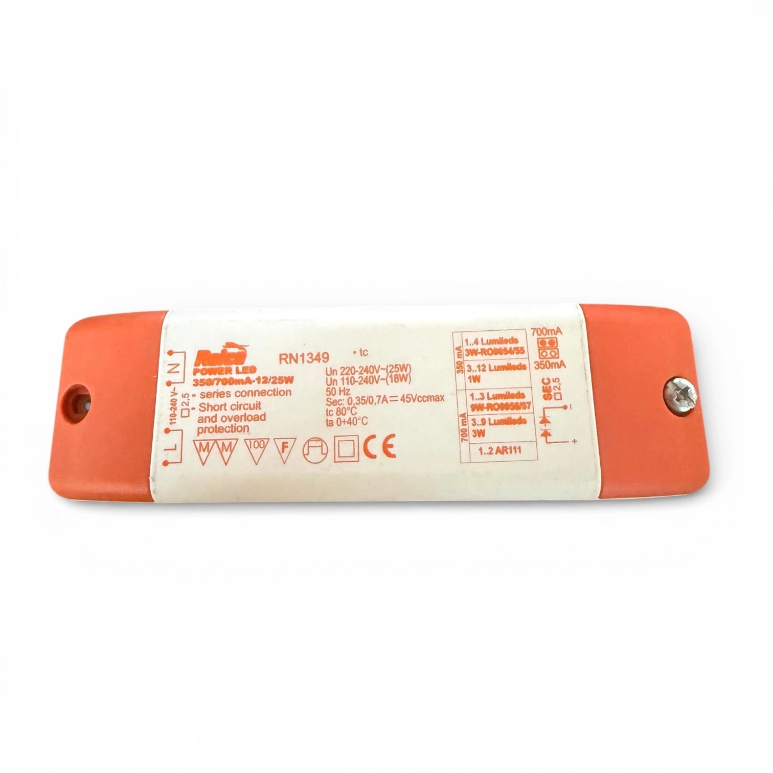 Relco RN1349 LED Konstantstrom Treiber 12-25W 350mA 500mA 700mA für AR111 und Power LED Module