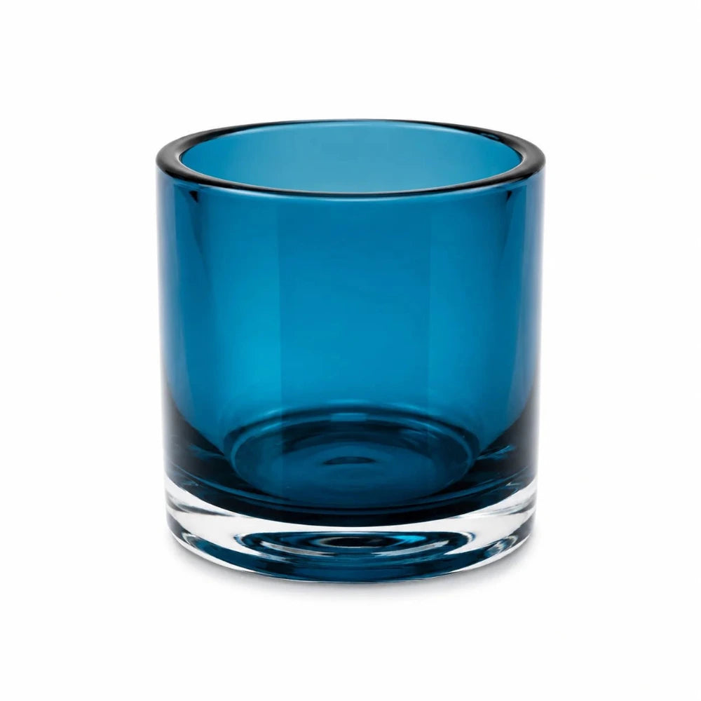 SPARK Dekoglas Teelichthalter aus Glas Dunkelblau – SOMPEX