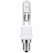    E14 Sockelset mit G9 Adapter und 33 W Halogen-Leuchtmittel