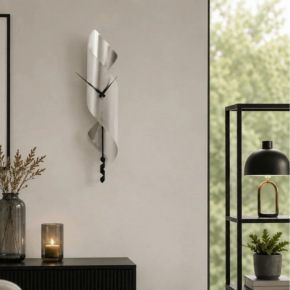 Designeruhr aus Edelstahl