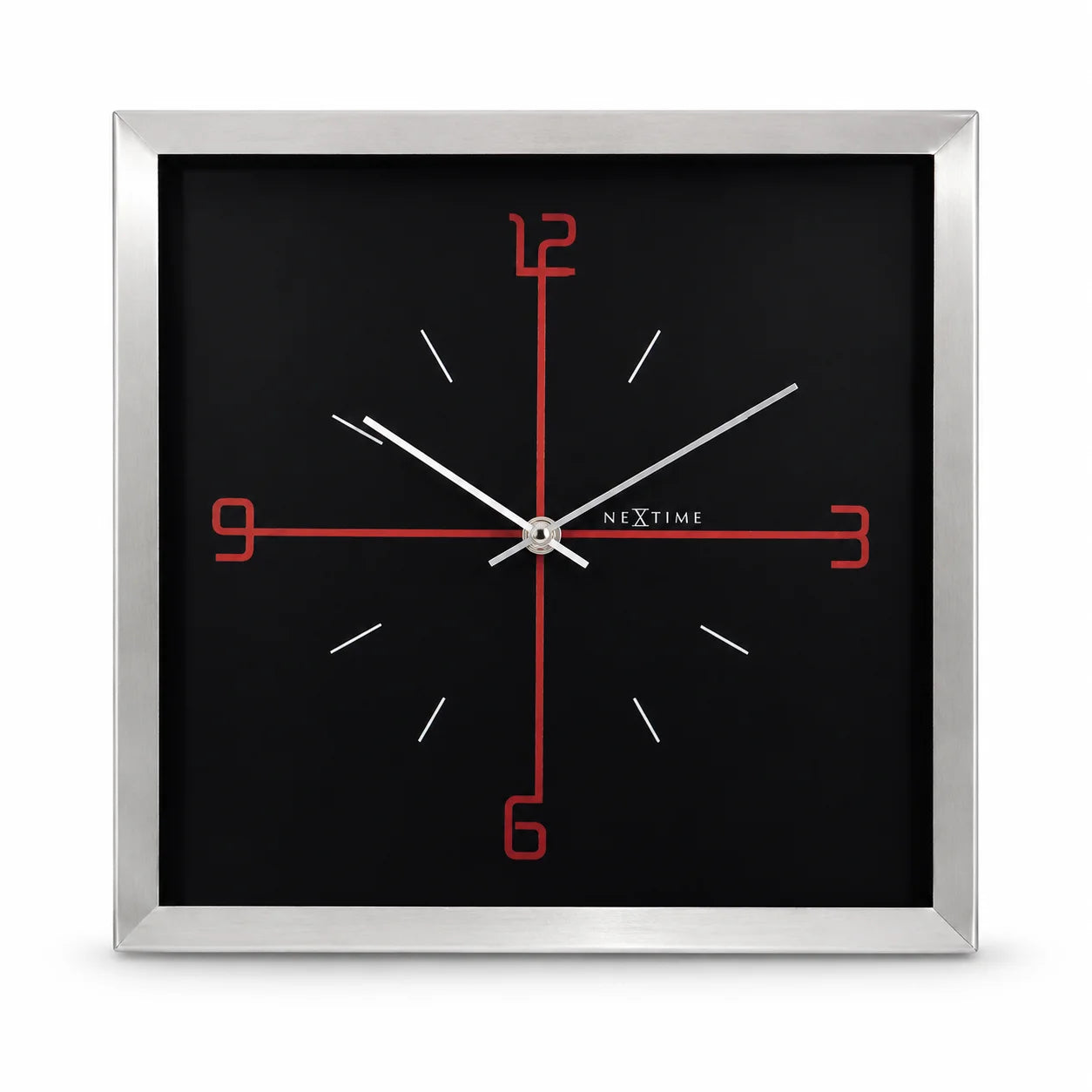 Die eckige NeXtime Wanduhr