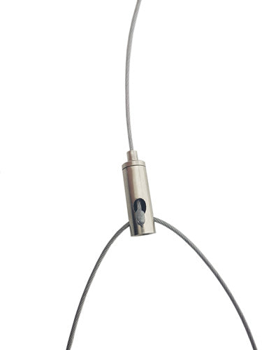 Seilabhängung verstellbar LED Panel 2er Set Montageset 1,5m Karabinerhaken