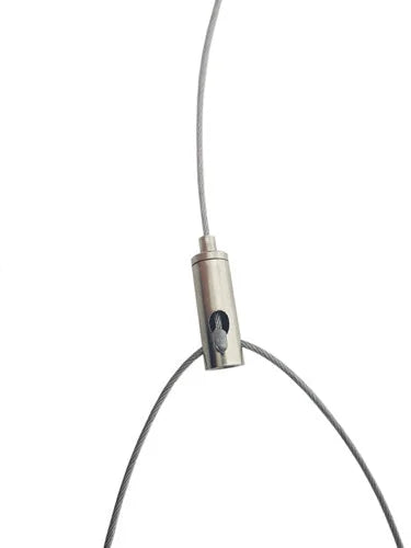 Seilabhängung verstellbar LED Panel 2er Set Montageset 1,5m Karabinerhaken