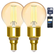 Aigostar smarte LED-Filamentlampen E14 G45 – 2er-Set, WLAN, 2700–6500 K – Hauptbild