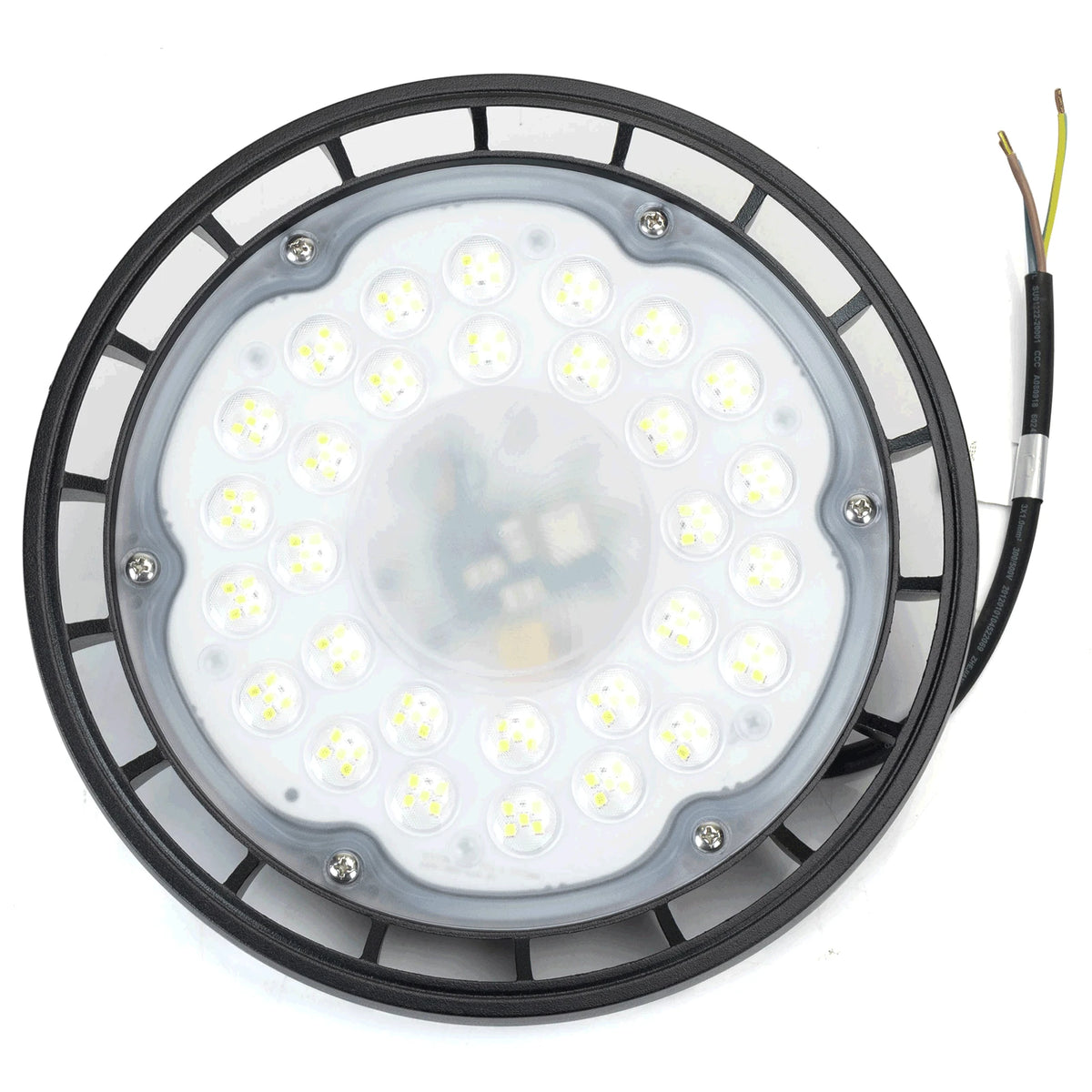 Aigostar smarte LED-Hallenleuchte 100 W – 6500 K, 10000 lm, IP65, Bluetooth Mesh – Produktansicht 2
