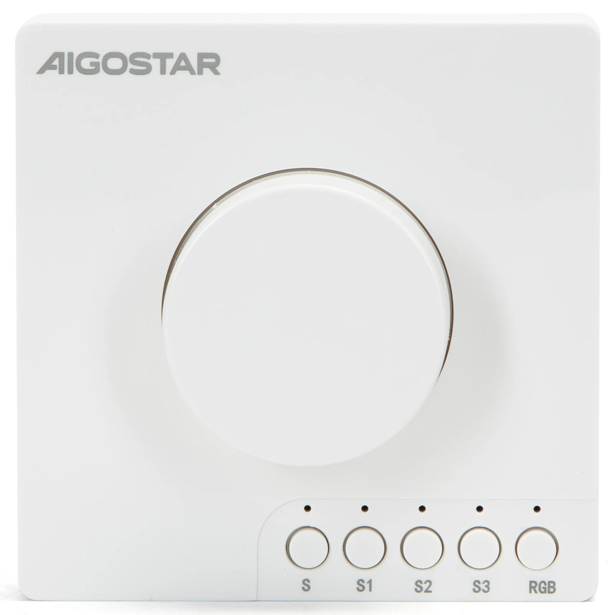 Aigostar Smart-Home-Drehdimmer – Bluetooth Mesh, kabellos, 3 V, weiß – Produktansicht 1