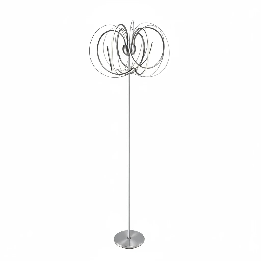 Design LED Stehlampe Apples geschwungen dimmbar – Stehleuchte dimmbar