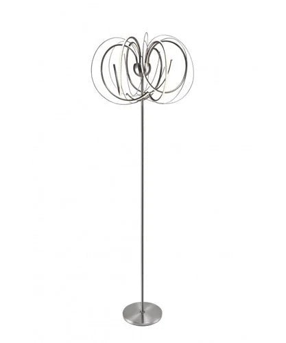 Design LED Stehlampe Apples geschwungen dimmbar – Stehleuchte dimmbar