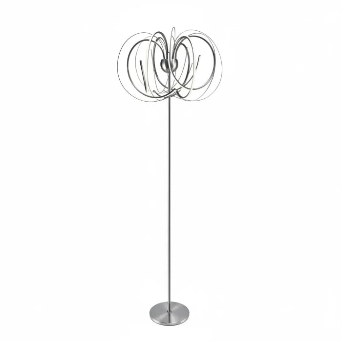 Design LED Stehlampe Apples geschwungen dimmbar – Stehleuchte dimmbar