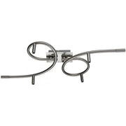 Armatur Deckenlampe 6 flammig geschwungen Chrom Esto Vario
