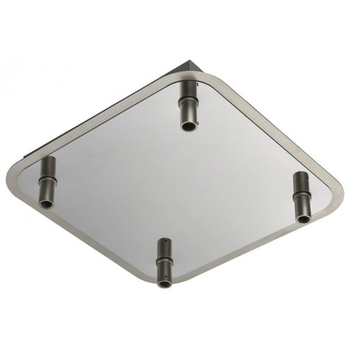 Armatur Deckenlampe quadratisch 4 flammig