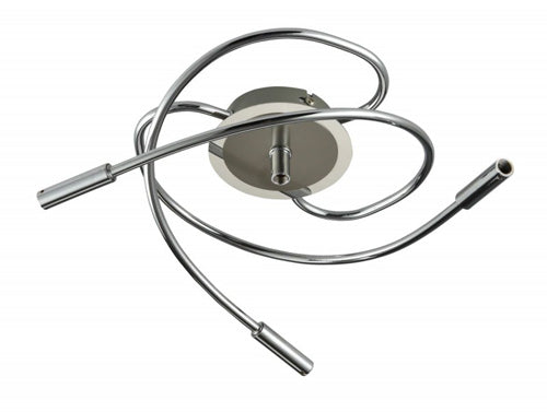 Armatur Deckenlampe rund geschwungen 3 flammig