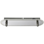 Armatur Wandlampe 2 flammig 28cm rund mit Schalter