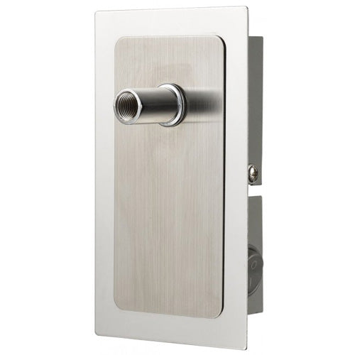 Armatur Wandlampe eckig mit Schalter Chrom ESTO Vario Home