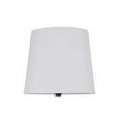 Lampenschirm konisch Stoff weiß E27 Ø25cm Tischlampe Lampenschirm – saasil.de