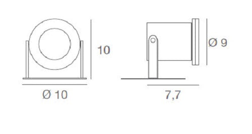 LED Außenleuchte IP67 Pflanzenstrahler Athenes