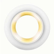 LED Wandleuchte rund weiß Aura Wall Effektleuchte – Wandleuchte LED