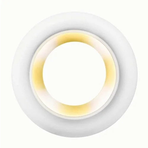 LED Wandleuchte rund weiß Aura Wall Effektleuchte – Wandleuchte LED