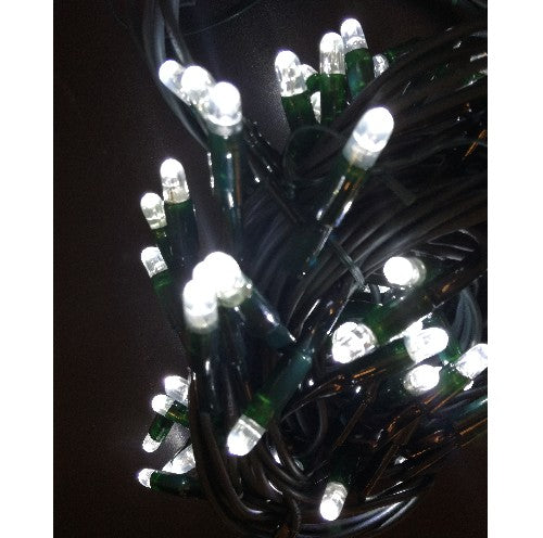 Außen Lichterkette LED 80-flg. weiß Licht einstellbar 4m – LED Außenlichterkette wetterfest für Garten & Terrasse