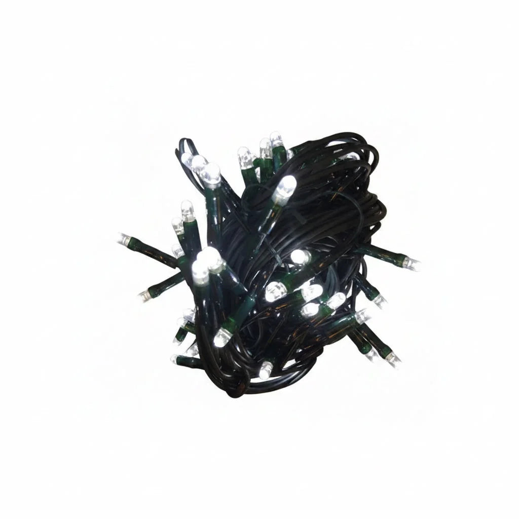 Außen Lichterkette LED 80-flg. weiß Licht einstellbar 4m – LED Außenlichterkette wetterfest für Garten & Terrasse
