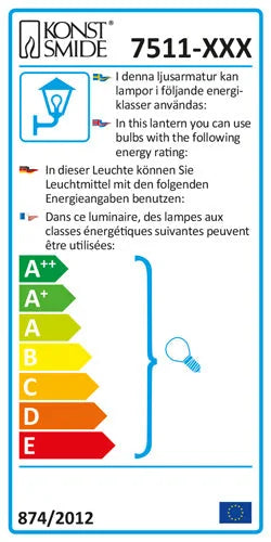 Außen-Wandstrahler Modena weiß Alu Glas IP44