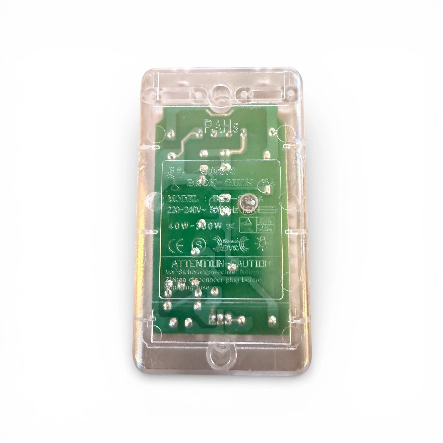 Baon Shin Ya BSY-996A 240V 300W Fußdimmer transparent – Sliding Dimmer 80-300W