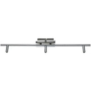 Armatur Deckenlampe 3 flammig 55cm Chrom eckig