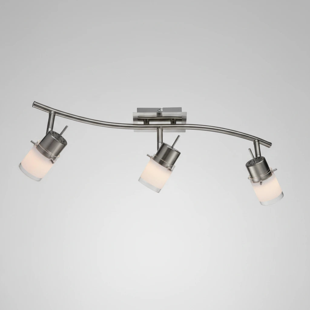 Armatur Deckenlampe 3 flammig 55cm Chrom eckig ESTO Vario Home