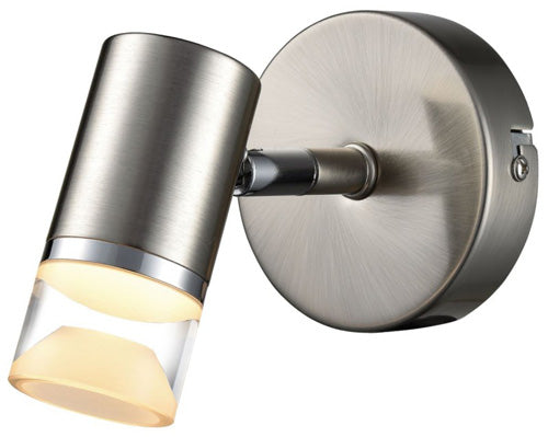 Armatur rund Wandlampe silber ESTO Vario Home