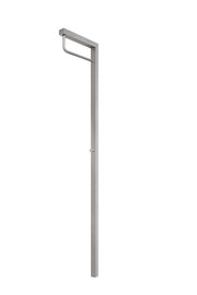 Beleuchtete Garderobe LED Aluminium 2m dimmbar – Wandleuchte LED, dimmbar