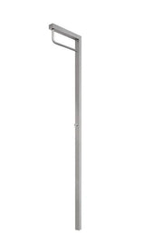 Beleuchtete Garderobe LED Aluminium 2m dimmbar – Wandleuchte LED, dimmbar