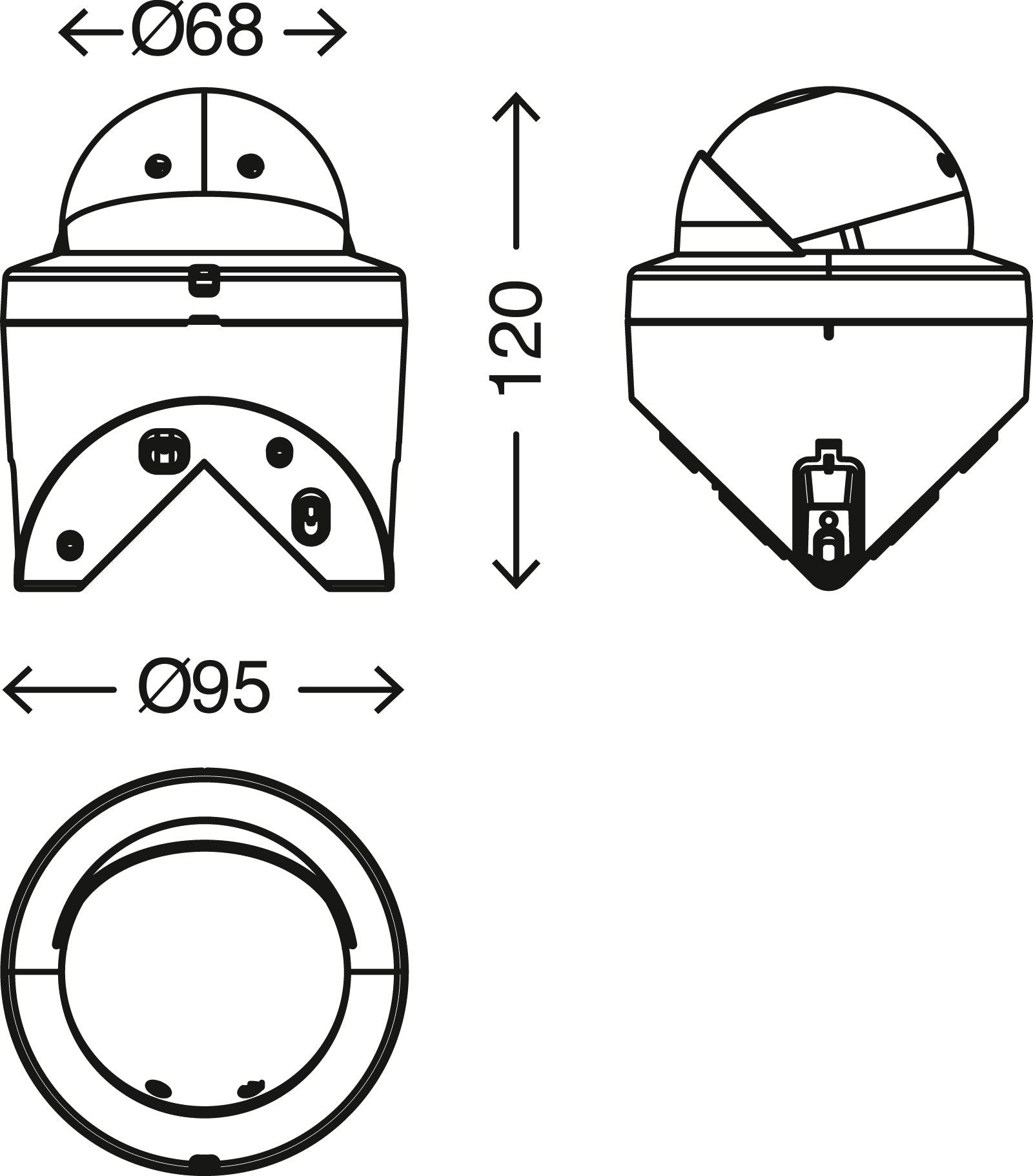 Bewegungsmelder für außen weiß Reichweite 12m 200° Eckmontage IP44 