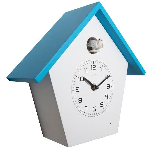 Design Kuckucksuhr modern bunt Birdy Blau Nextime