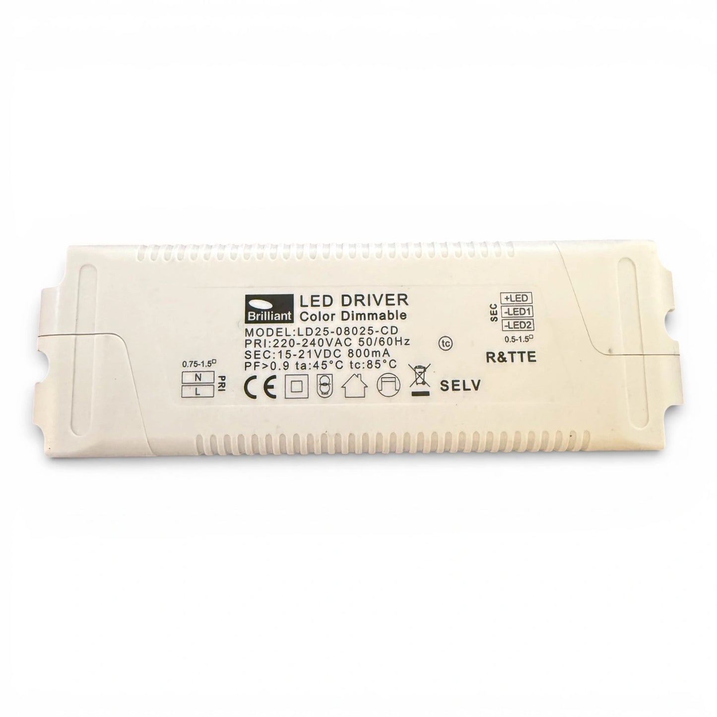 Brilliant LD25-08025-CD LED Treiber 800mA 16W CCT 2,4GHz