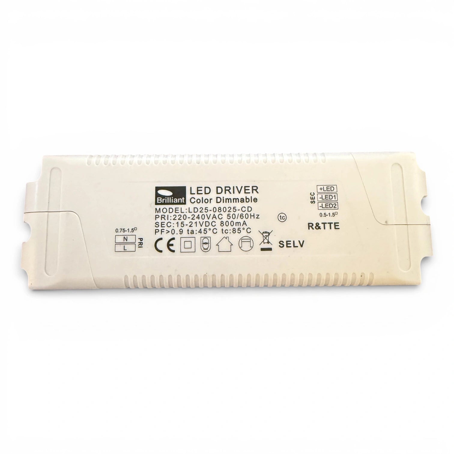 Brilliant LD25-08025-CD LED Treiber 800mA 16W CCT 2,4GHz