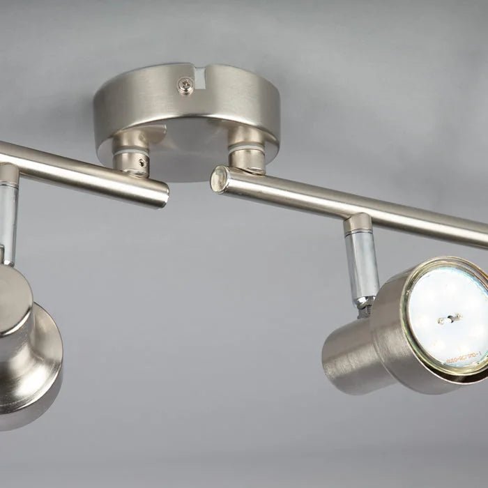 Briloner LED Spotleiste SUB 4-flammig 60 cm inkl. GU10 LED für Wohn-, Ess- und Arbeitszimmer