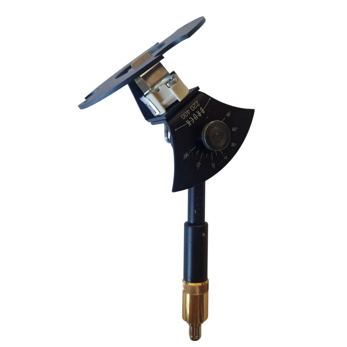 BRUCK TIMO 60 Strahler 12V GU5,3 für Stecksystem schwarz gold 220 400