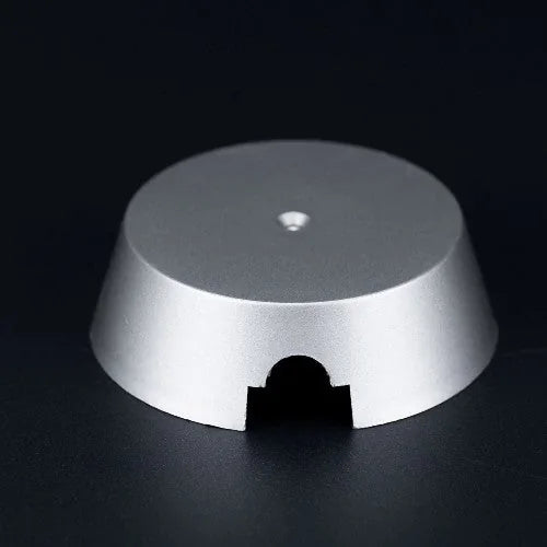 Anschluss Dose für Lampe Decken Baldachin Silber